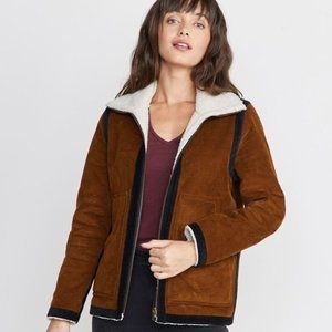 NWOT Marine Layer Loni Sherpa Corduroy Reversible Coat